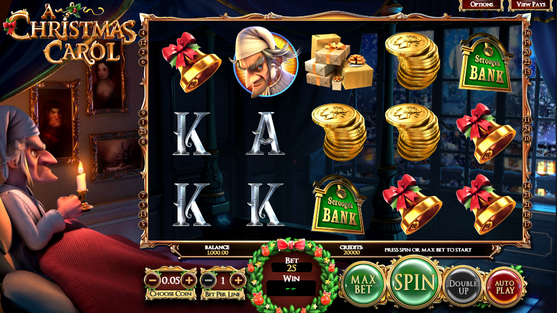 a christmas carol slot