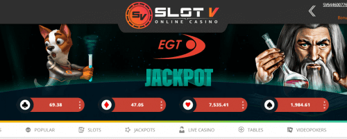 SlotV Casino Screenshot 1