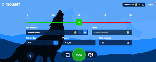 Wolf.Bet Screenshot 1