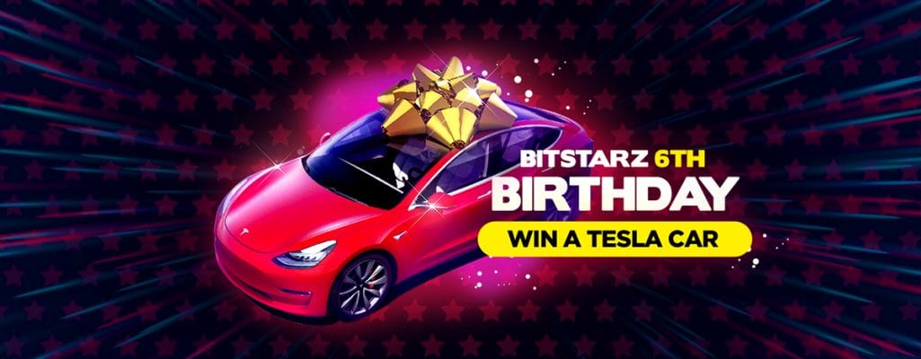 Win a Tesla Model 3 with Bitstarz