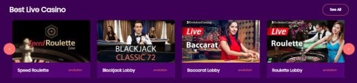 trustdice live casino