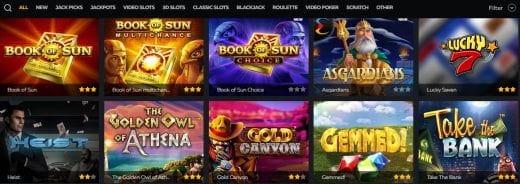 Slot Games at FortuneJack