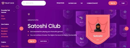 satoshi club banner