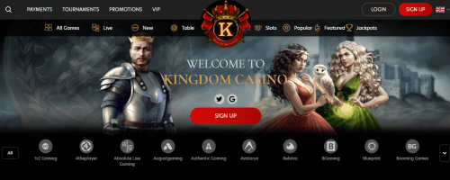 Kingdom Casino Screenshot 1