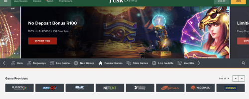 Tusk Casino Screenshot 1